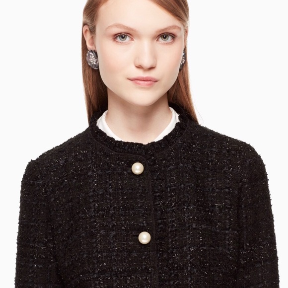 Kate Spade Sparkle Tweed Jacket 